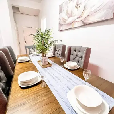 Walk to Conv Center 2BR Top Floor Parking Incl