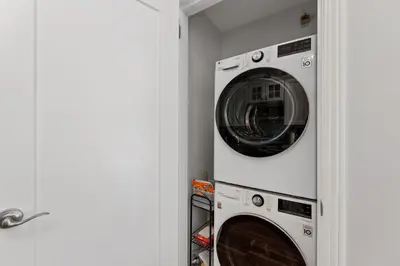 two washer and dryer in a laundry room at 628 Escape to Relaxation-Free Wifi-Free Parking in Encinitas