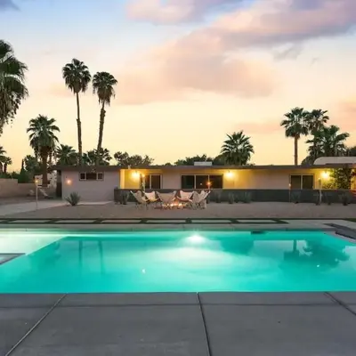 Pool and Mtn View! Designer Borrego Springs Hideaway
