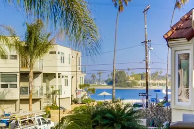 a view of a body of water from a house at Bayside Cove 1 in San Diego