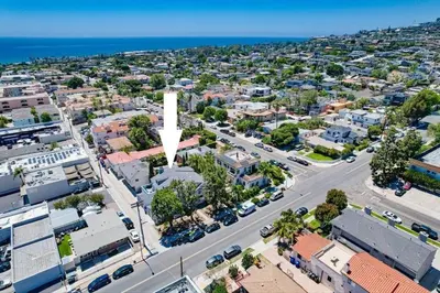 an aerial view of a city with the ocean at Local Gem 4 in San Diego