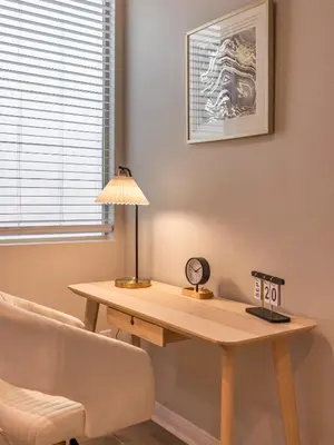 a table with a lamp and a couch in a room at #Marbella Lane - Elegant 5BR Home Rancho Mission in Ladera Ranch