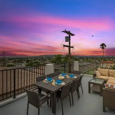 Saratoga Sunset - Rooftop - Sleek - Walk to Beach