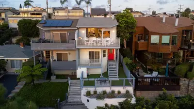 an aerial view of a house at CBS-2369 - Cardiff Panoramic Paradise in Cardiff-by-the-Sea