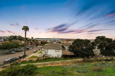 a view of a city with a house and a street at Casa Italia -2BR- FREE Driveway parking for 2 cars in San Diego