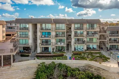 an aerial view of a building at Del Mar Gem condo in Solana Beach