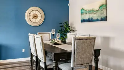a dining room with a table and chairs at San Diego Family Getaway - Spa, Pool, and Patio in San Diego