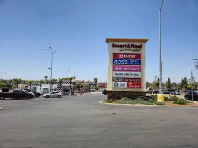 a sign in the middle of a parking lot at Exotic Homes Gillespie Dr by SD stay in Spring Valley