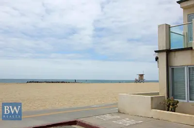 a view of the beach from a building at 3 Bedrooms in Newport Beach