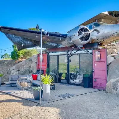 Fallbrook Airplane Home with Fire Pit and Mtn Views!