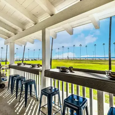 Stunning 2nd Floor Beachfront Home with Balcony