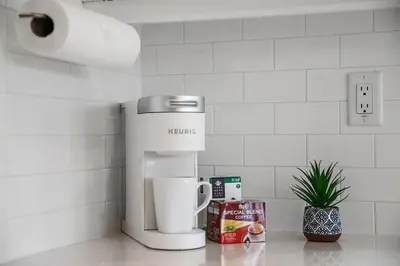 a coffee maker on a counter in a kitchen at Sunnyside Up San Diego Gem in San Diego