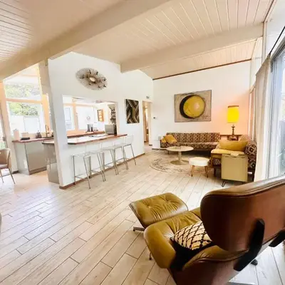 LOOK and BOOK! Midcentury Modern Home near Beach!
