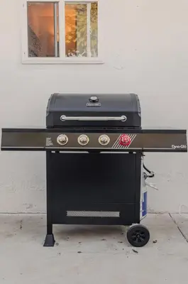 a grill sitting on a table in front of a wall at King Suite - Steps to Beach & Close to Pier in Oceanside