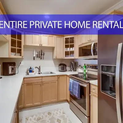 Entire Private Home with 3 Bedrooms 2 Bathrooms