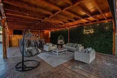 an outdoor patio with couches and a table at San Diego Large Luxury home near Downtown in San Diego