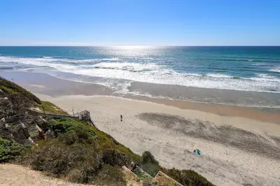 a view of a beach with the ocean at Live in the Sunshine-DMBC148N in Solana Beach