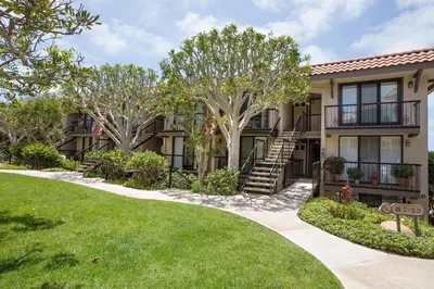 a house with a lawn in front of it at Sea La Vie - DMST17 in Solana Beach