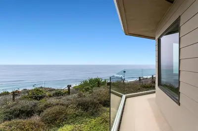 a view of the ocean from a house at Relax & Renew - SONG8 in Solana Beach