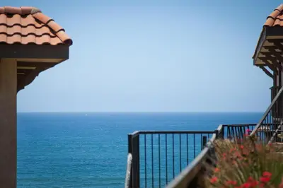 a view of the ocean from a balcony at Sea-renity - DMST79 in Solana Beach
