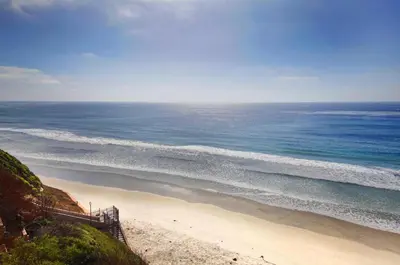 an aerial view of a beach with the ocean at Beach View Beauty - DMBC775D in Solana Beach
