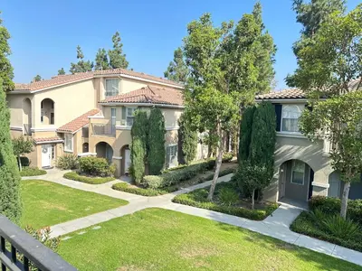 a large house with trees and a yard at Close to Irvine IVC&UCI gate community2b &3b house more than 30nights in Irvine