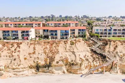 an apartment complex on top of a cliff at 441 S Sierra - Unit 301 in Solana Beach