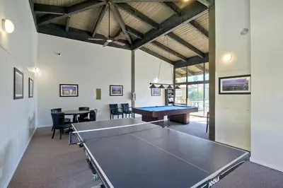 a ping pong room with a ping pong table at 441 S Sierra - Unit 301 in Solana Beach