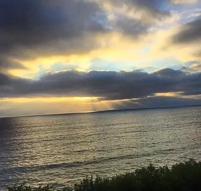 a sunset over a large body of water at Sunset Cliffs Oceanfront Oasis, San Diego - Stunning Views & Ocean Sounds in San Diego