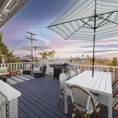 Sunset Balcony Views 1 Mile to Beach 7 Beds