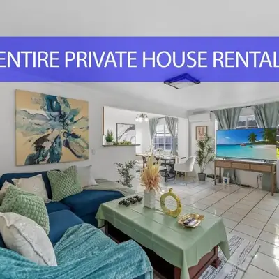 Entire Private Home with 4 Bedrooms 2 Bathrooms