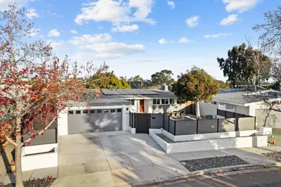 a view of the house from the backyard at Clairemont Mesa Chic 4BR with Patio and Hot Tub in San Diego