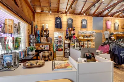 a store with a lot of products in a room at Hike, Bike and Explore Woodsy Retreat in Mt Laguna! in Mount Laguna