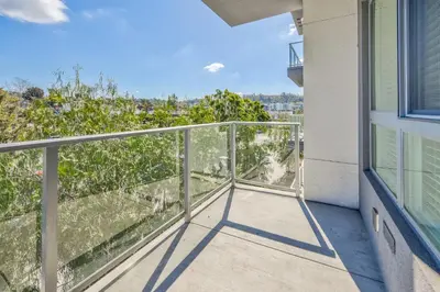 a balcony of a house with a view at Global Luxury Suites Mission Valley East in San Diego