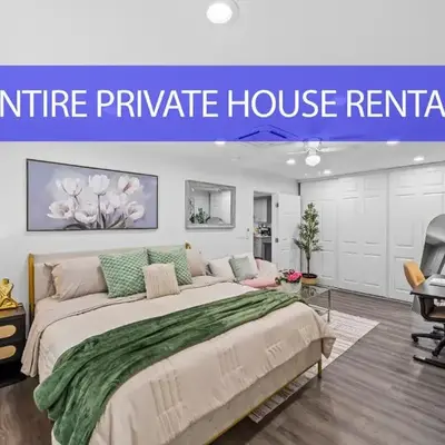 Entire Private Home with 3 Bedrooms 3 Bathrooms