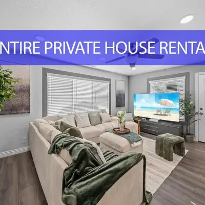 Entire Private Home with 4 Bedrooms 3 Bathrooms