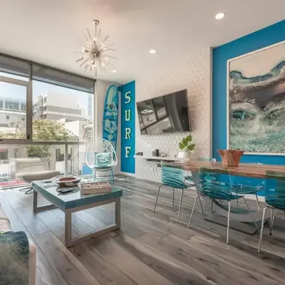 Modern Surf Themed Home - Heart of Gaslamp