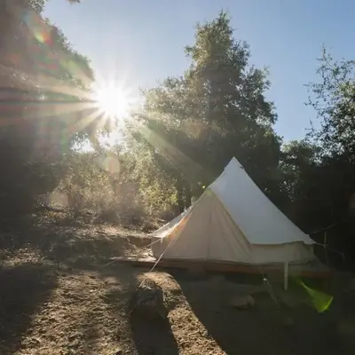 Cozy Bell Tent in Palomar Mountains
