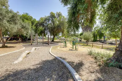 a park with a playground with a tree at Pet-Friendly Apt 11 Mi to Dtwn San Diego! in Spring Valley
