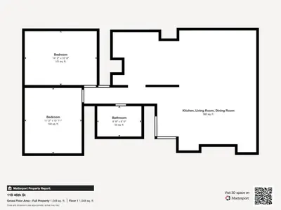 a black and white floor plan of a house at Salt & Sand I in Newport Beach