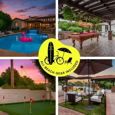 Epic Resort Villa: Pool Spa Firepit View Games