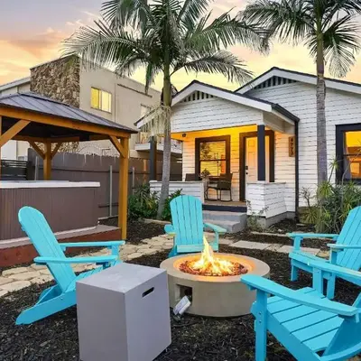 Mid-City 2BR Retreat Firepit Nights with Free Parking