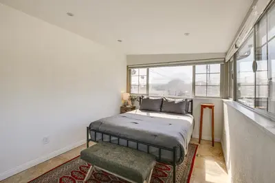 a bedroom with a bed and a window at Easy Beach and Airport Access! San Diego Getaway in San Diego