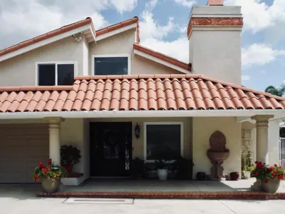 a house with a red roof at Bella Vita Gated Resort in Escondido