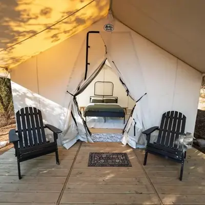 Peaceful Mountain Tent Escape at Harrison Ranch