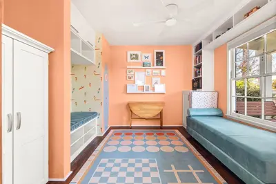 a room with a bed and a window at Stay & Play Pacific Beach Compound in San Diego