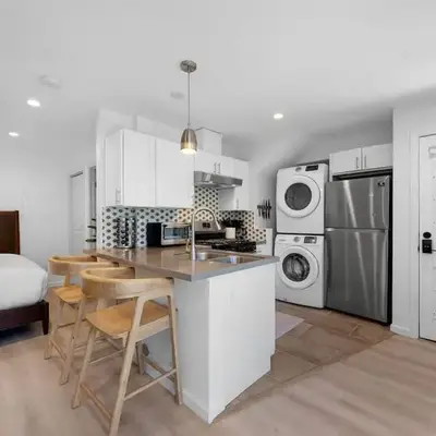 Stylish Studio with Big Patio
