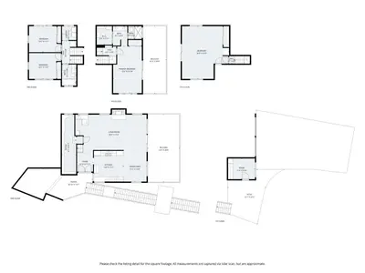 a floor plan of a house at 4BR Beach Condo Kids Hideaway Walk to Beach Casino Ole Hanson in San Clemente
