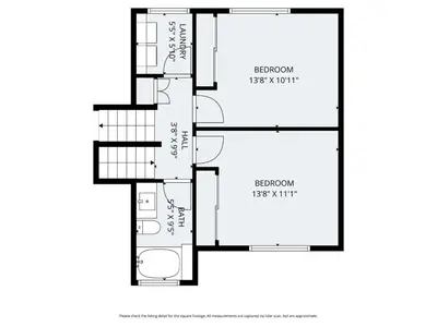a floor plan of a house at Bright 3BR Beach Condo Near Casino and Ole Hanson in San Clemente
