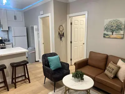 a living room with a couch and a table at 8354 Adam Unit B 1Bed 1Bath by SD Stay in Lemon Grove